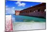 Moat of Fort Jefferson-George Oze-Mounted Photographic Print