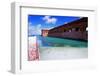 Moat of Fort Jefferson-George Oze-Framed Photographic Print