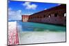 Moat of Fort Jefferson-George Oze-Mounted Photographic Print