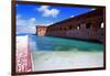 Moat of Fort Jefferson-George Oze-Framed Photographic Print