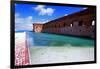 Moat of Fort Jefferson-George Oze-Framed Photographic Print