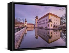 Moated Castle Kottingbrunn, Lower Austria, Austria-Rainer Mirau-Framed Stretched Canvas