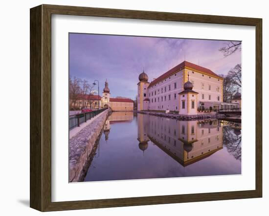 Moated Castle Kottingbrunn, Lower Austria, Austria-Rainer Mirau-Framed Photographic Print
