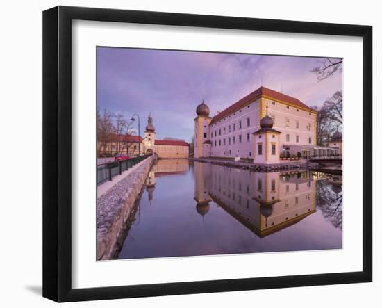 Moated Castle Kottingbrunn, Lower Austria, Austria-Rainer Mirau-Framed Photographic Print