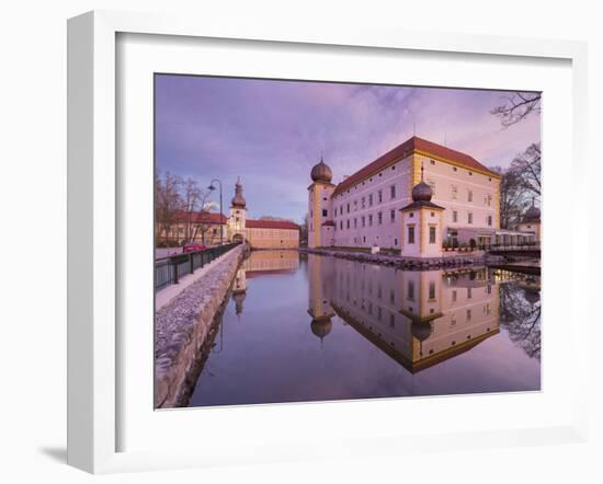 Moated Castle Kottingbrunn, Lower Austria, Austria-Rainer Mirau-Framed Photographic Print