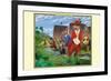 Mob of Kangaroos-Richard Kelly-Framed Art Print