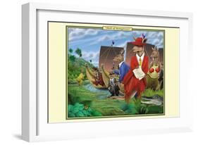 Mob of Kangaroos-Richard Kelly-Framed Art Print