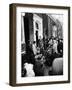 Mob Scene Outside President-Elect John Kennedy's Georgetown Home-null-Framed Photo