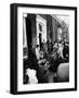 Mob Scene Outside President-Elect John Kennedy's Georgetown Home-null-Framed Photo