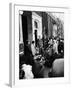 Mob Scene Outside President-Elect John Kennedy's Georgetown Home-null-Framed Photo