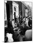 Mob Scene Outside President-Elect John Kennedy's Georgetown Home-null-Mounted Photo