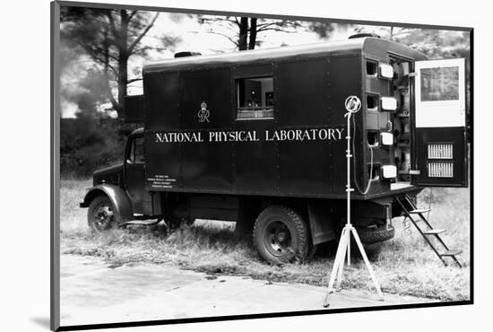 Mobile Acoustics Laboratory, 1940s-National Physical Laboratory-Mounted Photographic Print