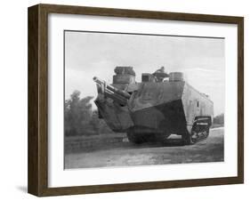 Mobile Artillery Piece, Moronvilliers, France, First World War, 5 May 1917-null-Framed Giclee Print