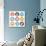 Mobile Communication Flat Icons Set-bloomua-Art Print displayed on a wall