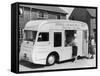 Mobile Cooked Meat Shop of W J Poxon and Sons Kidderminster Specialising in Pork Pies-null-Framed Stretched Canvas