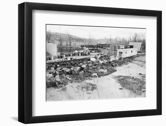 Mobile Filtration Unit at Old Chemical Plant-Alex Persons-Framed Photographic Print