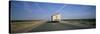 Mobile Home Moving on a Road, Interstate 5, Central Valley, California, USA-null-Stretched Canvas