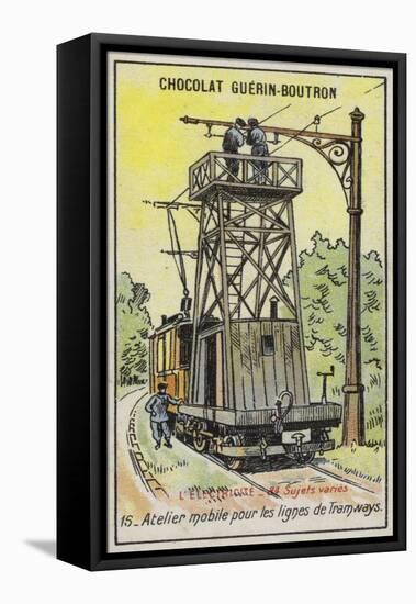 Mobile Platform for Repairing Overhead Power Lines on Tramways-null-Framed Stretched Canvas