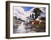 Mobile Post Office, Henley-Adrian Hill-Framed Art Print