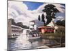 Mobile Post Office, Henley-Adrian Hill-Mounted Art Print