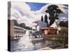 Mobile Post Office, Henley-Adrian Hill-Stretched Canvas