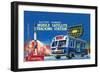 Mobile Satellite Tracking Station-null-Framed Art Print