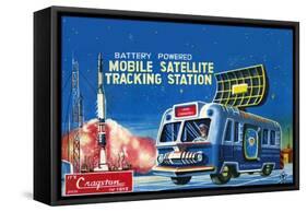 Mobile Satellite Tracking Station-null-Framed Stretched Canvas