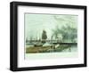 Mobile, Taken from the Marsh Opposite the City Near Pinto's Residence-John Bachman-Framed Giclee Print