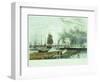 Mobile, Taken from the Marsh Opposite the City Near Pinto's Residence-John Bachman-Framed Giclee Print