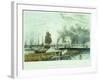 Mobile, Taken from the Marsh Opposite the City Near Pinto's Residence-John Bachman-Framed Giclee Print