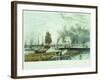 Mobile, Taken from the Marsh Opposite the City Near Pinto's Residence-John Bachman-Framed Giclee Print