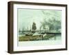 Mobile, Taken from the Marsh Opposite the City Near Pinto's Residence-John Bachman-Framed Giclee Print