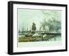 Mobile, Taken from the Marsh Opposite the City Near Pinto's Residence-John Bachman-Framed Giclee Print