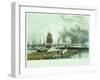 Mobile, Taken from the Marsh Opposite the City Near Pinto's Residence-John Bachman-Framed Giclee Print