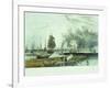 Mobile, Taken from the Marsh Opposite the City Near Pinto's Residence-John Bachman-Framed Giclee Print