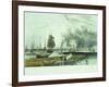 Mobile, Taken from the Marsh Opposite the City Near Pinto's Residence-John Bachman-Framed Giclee Print