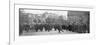 Mobilized French Troops Marching in Paris, France, August 1914-null-Framed Giclee Print