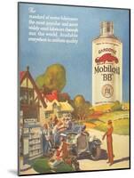 Mobiloil Gas Stations Day Trips, USA, 1920-null-Mounted Giclee Print