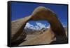 Mobius Arch, Alabama Hills, and Sierra Nevada, Lone Pine, California-David Wall-Framed Stretched Canvas