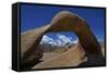 Mobius Arch, Alabama Hills, and Sierra Nevada, Lone Pine, California-David Wall-Framed Stretched Canvas