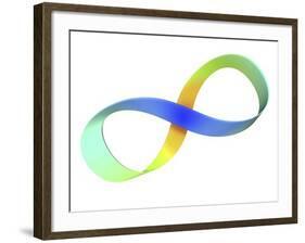 Mobius Strip, Computer Artwork-PASIEKA-Framed Photographic Print