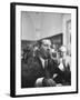 Mobster Frank Costello Testifying before the Us Senate-null-Framed Premium Photographic Print