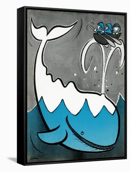 Moby Dick - Child Life-Keller-Framed Stretched Canvas