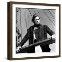 Moby Dick, Gregory Peck, 1956-null-Framed Photo