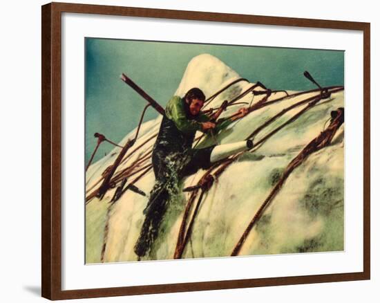 Moby Dick, Gregory Peck, 1956-null-Framed Photo