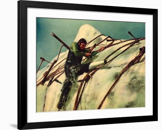 Moby Dick, Gregory Peck, 1956-null-Framed Photo