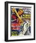 Moby Dick, Gregory Peck on French Poster Art, 1956-null-Framed Art Print