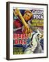 Moby Dick, Gregory Peck on French Poster Art, 1956-null-Framed Art Print