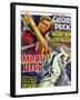 Moby Dick, Gregory Peck on French Poster Art, 1956-null-Framed Art Print