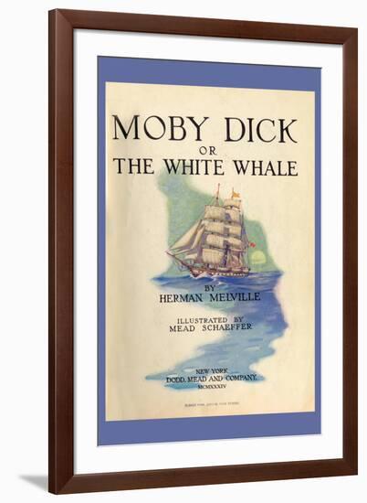 Moby Dick or The White Whale-null-Framed Art Print